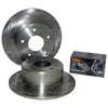 Commodore VR–VS IRS 2 x Rear Disc Pads + Rotors Slotted+Drilled (1993–1997)
