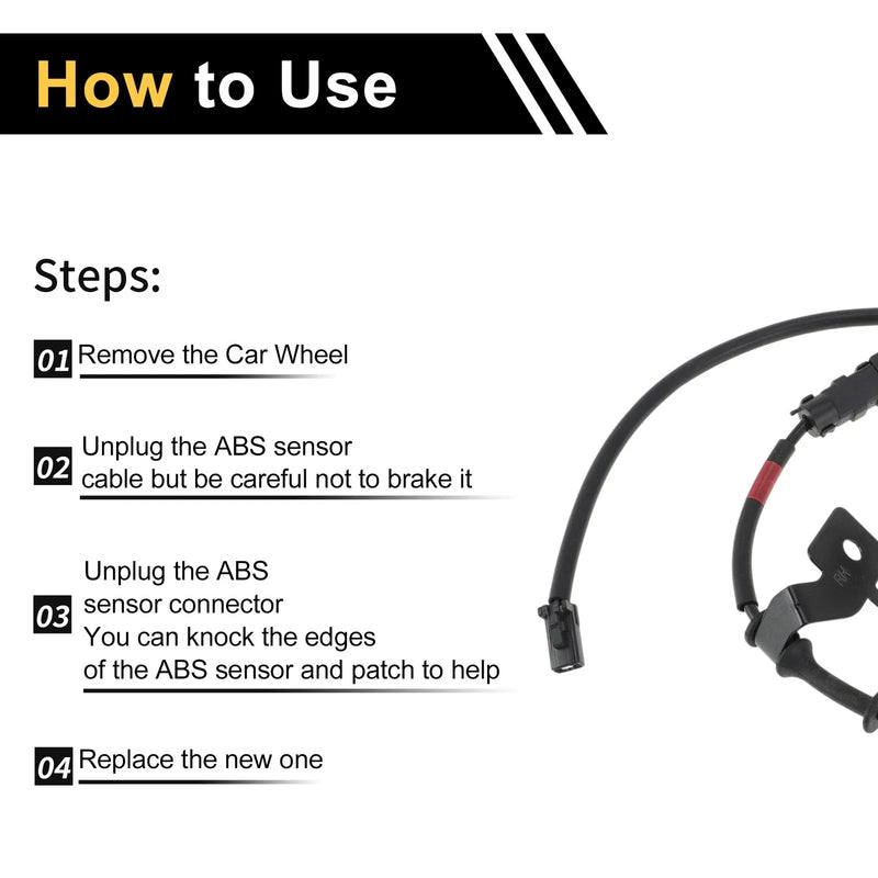 Kia K3 (2013-2018) Rear Right ABS Wheel Speed Sensor