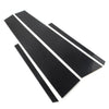 VW Jetta 4 x Black Door Trim Pillar Post Covers (2012-2018)
