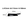 BMW F20 F21 2 x Gloss Black Front Bumper Side Splitters (2012-2014)