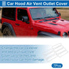 Jeep Gladiator JT Hood Air Outlet Vent Cover Trim 7 x Pcs (2020-2024)