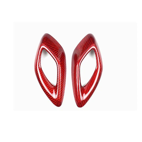 Chevrolet Camaro 2016+ Carbon Fiber Interior Door Knob Handle Cover Trim fit