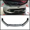 Renault Clio Mk4 (2012-2019) 3 Pcs Front Bumper Lip Splitter