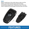Ford Fiesta Kuga Focus Transit 3 x Keyless Entry Remote Key Shell Case