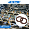 Make Model Oil Seal 35x47x7mm Brown 2 x Rotary Shaft Seal FKM Rubber
