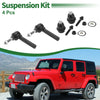 Jeep Compass 4 Pcs Front Suspension Kit Tie Rod Ends Ball Joints (2007-2023)