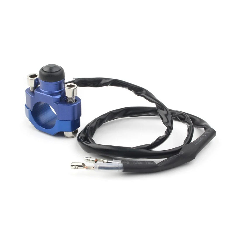 Universal 7 / 8" Handlebar Rotating Bar Clamp Start Stop Kill Switch Button