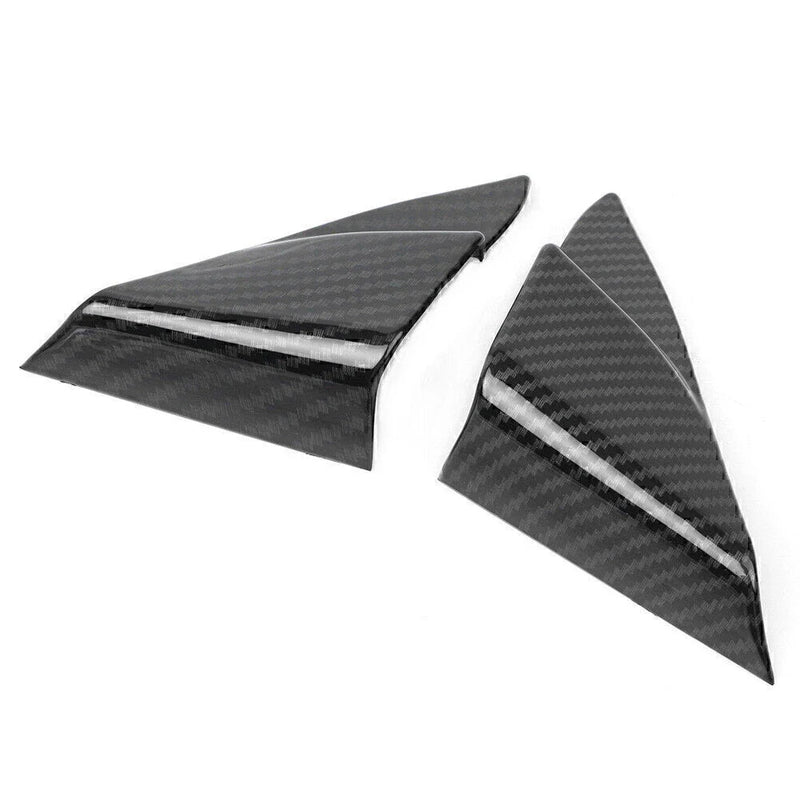 Toyota Camry Carbon Fiber Interior Front Triangle Frame Covers (2018-2023)