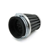 Cafe Racer Black Universal Tapered 54mm Intake Filter / 54mm / Motorcycle Intake Filter