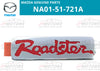 Mazda Miata Rear Emblem / Red Letters (1989–1997)