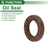 Oil Seal FKM Rubber 25x40x7mm High Pressure Brown 5 Pcs