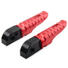 Street Scrambler 900 T100 T120 Red Aluminum Rear Footrests (2016-2023)