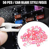 Car Short Circuit Protection 50 Pcs Mini 4AMP APM/ATM Blade Fuses