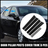 Toyota Camry Door Cover Panel Pillar Posts Stickers / 6 Pcs / Door Cover Panel Pillar Posts Stickers (2012–2015)