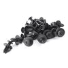 Various Makes & Models 100 Pcs Car Body Push Pin Rivet Fasteners