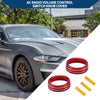 Ford Mustang (2015-2021) 2 x Red Radio Audio Tune Switch Knob Covers
