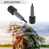Make Model 1.1" 2 x Aluminum Alloy Plastic Motorcycle Slider Frame Titanium Tone