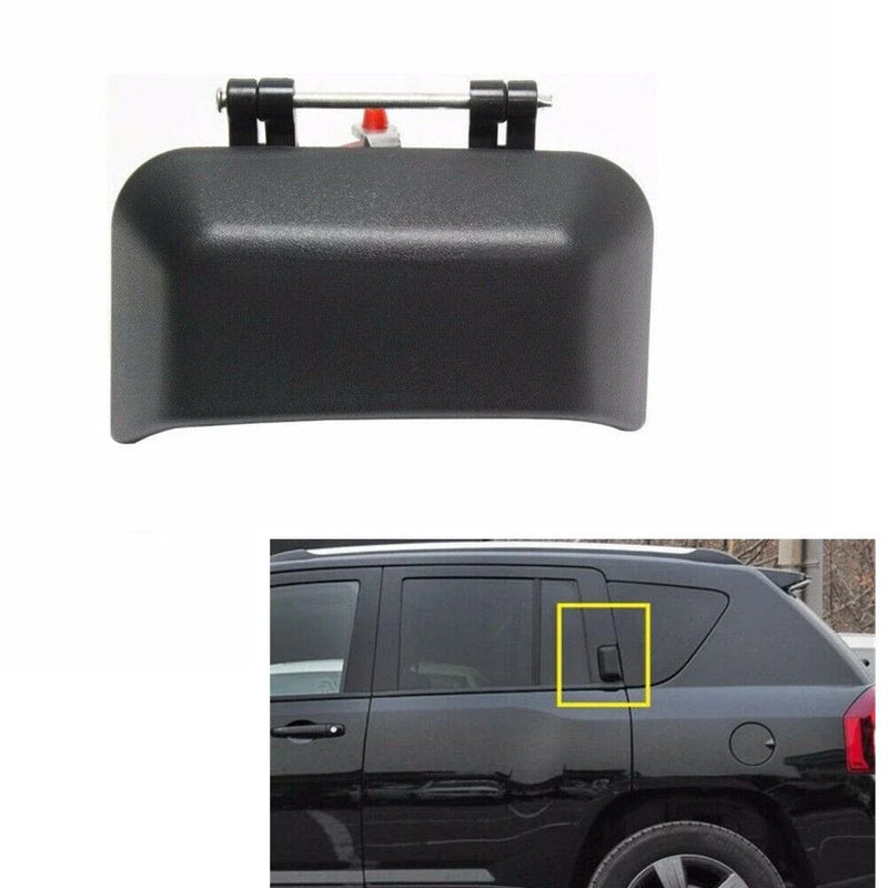Jeep Compass Left Side Rear Door Outer Handle Black (2007-2016)