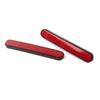 Harley Sportster 883 1200 Red Rear Shock Absorber Reflector Strips (2004-2023)