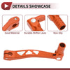 Kayo T4L Orange Folding Motorcycle Gear Shifter Lever