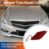 Mercedes-Benz E350 (2010-2014) Red Front Car Bumper Tow Hook Cover