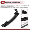 Hyundai Front Right Black Silver Tone Car Door Handle Grip (2015-2020)
