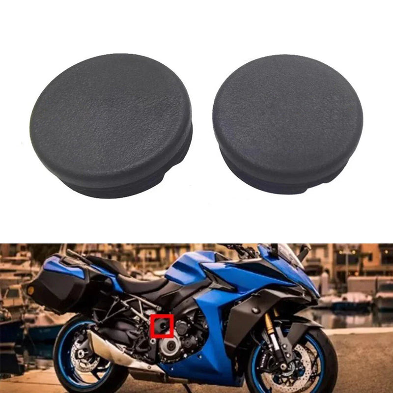 Suzuki GSX S1000 / F / GT Motorcycle Frame Hole Cover Caps (15-22)