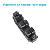 Mazda 6 GH, Mazda 2 DE Front Right Master Power Window Switch (2008-2012)