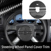 Dodge Challenger Carbon Fiber Steering Wheel Panel Cover Trim 4 x Pcs (2008-2010)