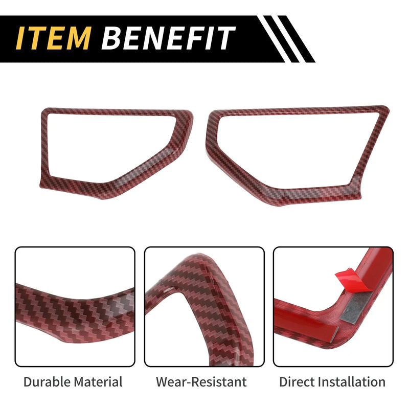 Jeep Wrangler JL JLU A Pillar Speaker Cover Trim (2018-2023)