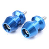 Yamaha R1, XV250, R6, YZF600, FZ6, FZ8 6mm Blue Swingarm Spool Sliders