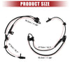 Hyundai Sonata (2011-2014) - 1 Pair ABS Wheel Speed Sensor