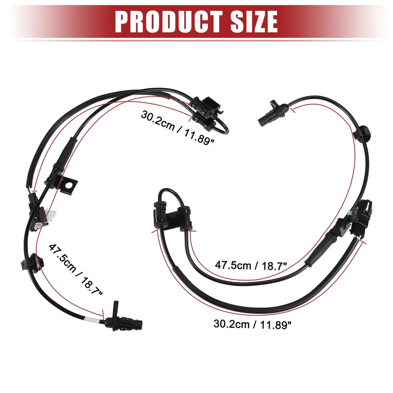 Hyundai Sonata (2011-2014) - 1 Pair ABS Wheel Speed Sensor