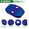 BMW 1 Series 2 Series ABS Blue 4 x Car Door Latch Lock Cover Protector