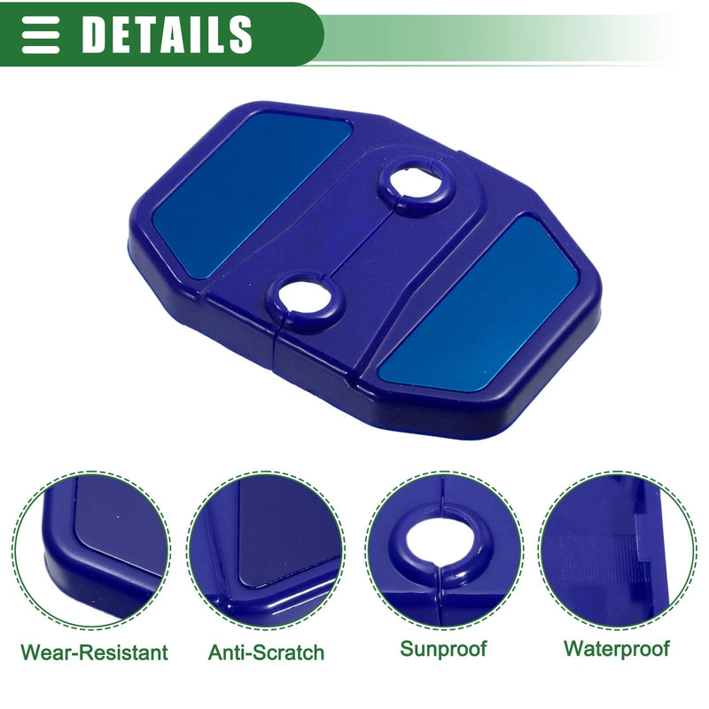 BMW 1 Series 2 Series ABS Blue 4 x Car Door Latch Lock Cover Protector