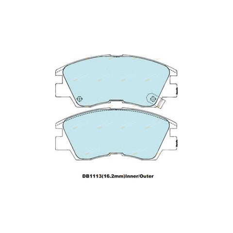 Mitsubishi Triton 4WD Front Disc Brake Pads Set (1986 - 1996)