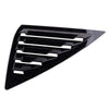 Nissan Sentra Sedan Glossy Black Window Louver Vent Cover Trim (2013-2019)