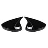Honda Civic Pair / Black Side Rear View Mirror Cover Cap (2022–2025)