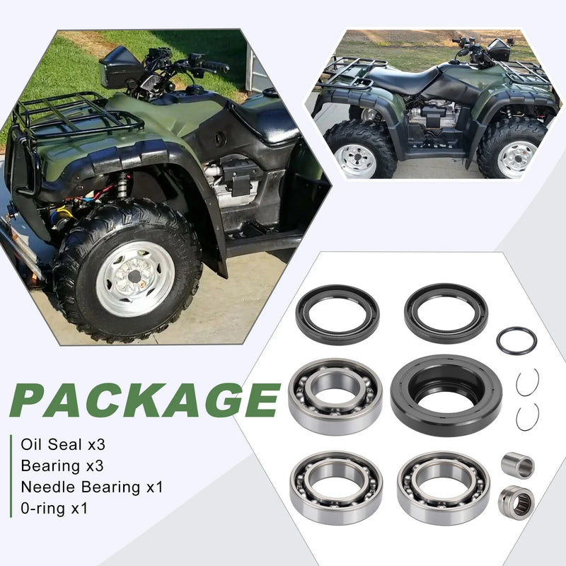 Honda Foreman 450 TRX450 FE / FM 4x4 Rear Differential Bearing & Seal Kit