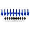 Motorcycle - 10 Pcs Blue 5MM Windshield Spike Bolts
