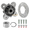 Polaris Brutus HD PTO Rear Wheel Hub Bearing & Rotor Kit (2013–2018)