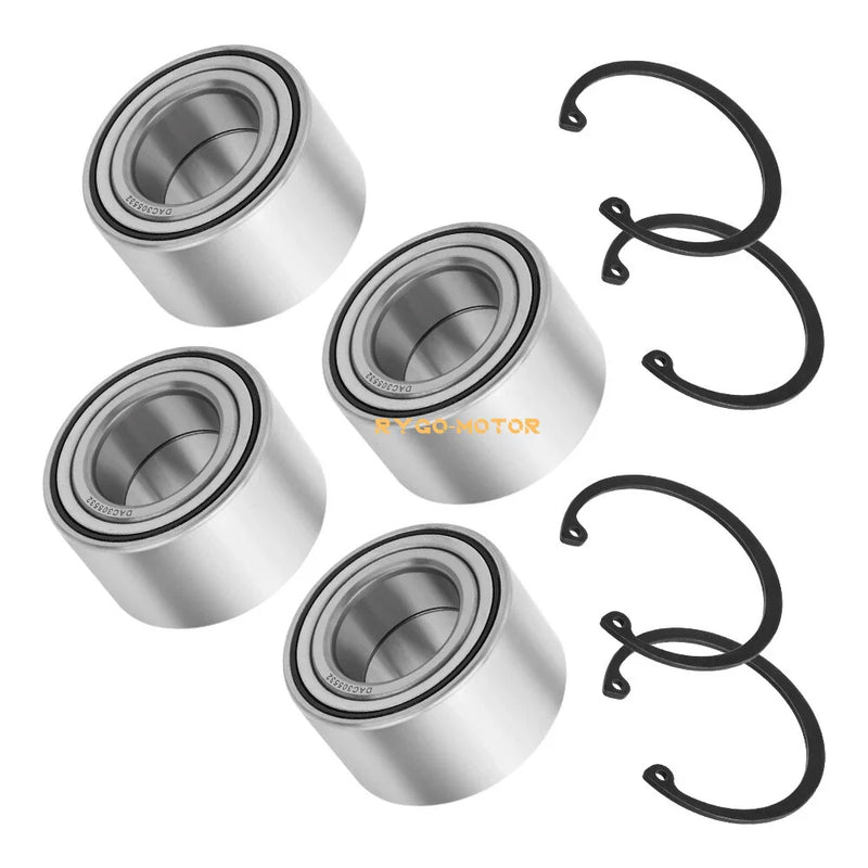 Arctic Cat 500 650 700 1000 Wheel Bearing 4 x Front & Rear W/Circlip