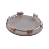 Car 4 x 62mm Bronze Wheel Center Caps (6 Lugs)
