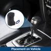 Chevrolet Malibu Black Carbon Fiber Blue 1 Pc Gear Shift Knob Cover