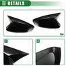 Hyundai Veloster (2012-2017) Gloss Black Rearview Mirror Cover Caps