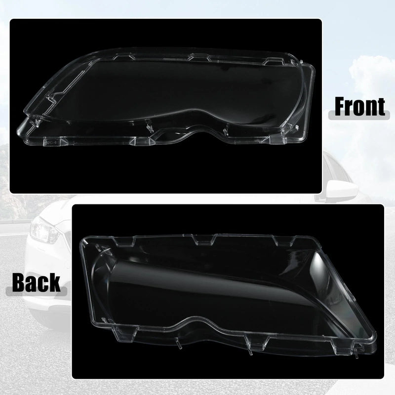 BMW E46 Left Front Headlight Lens Cover (2002-2005)