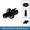 Motorcycle 2 x Brake Lever Barrel Adjusters Screws M10