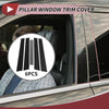 Nissan Sentra 6 Pcs Black Door Pillar Window Trim (2000-2006)