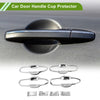 Toyota Camry 8 x Chrome Silver Door Handle Cup Protectors (2018-2024)