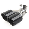 Universal Exit Exhaust Pipe 101mm Carbon Fiber Muffler Tip Y Shape